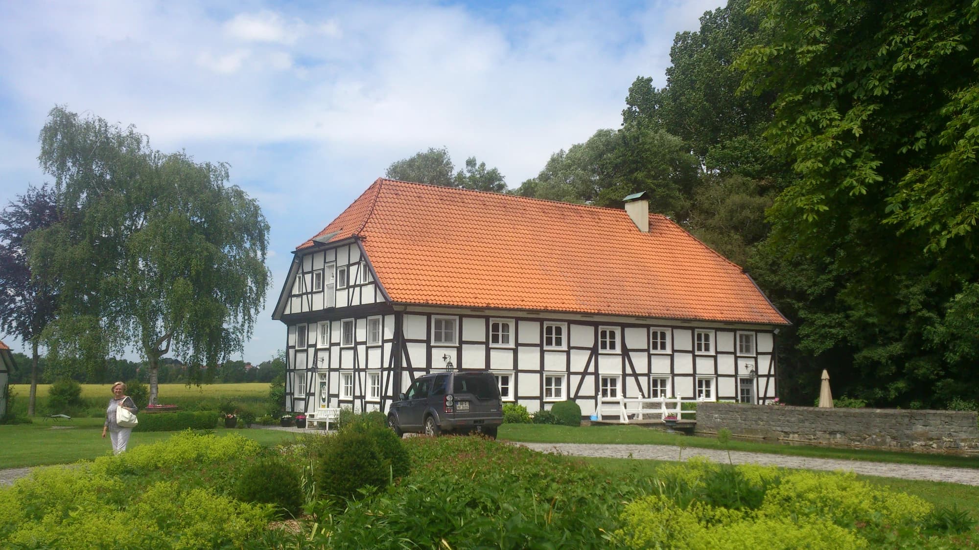 Historisches Fachwerkhaus als Jagdunterkunft in Polen